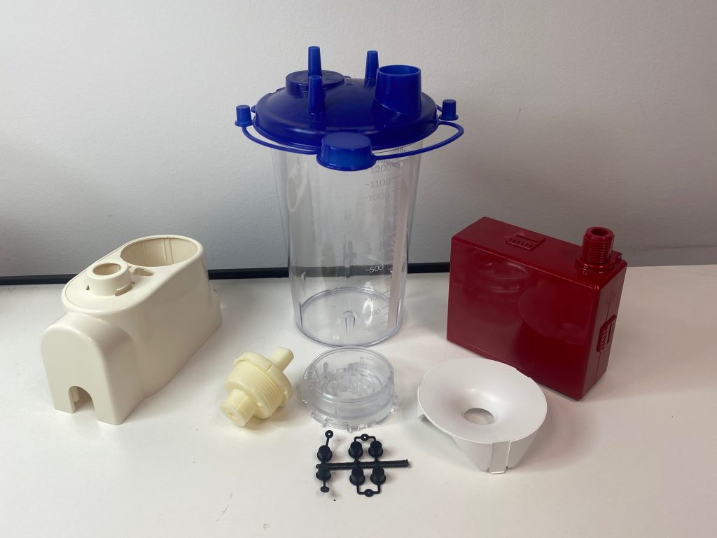 Injection molded plastic components manufactured at Crestwood Industries